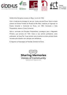 Sinopse Guilhermina Gonçalves